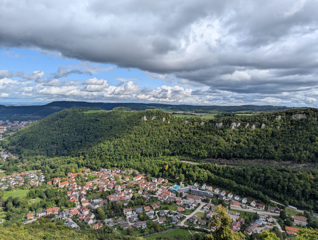 Honau vom Schloss Lichtenstein gesehen