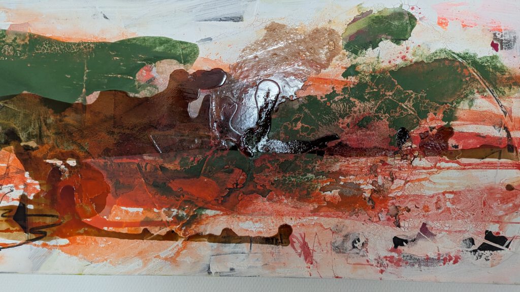 Thomas Mautner Hipp| VUCULARIS, 2024 | 50 x 100 cm | Mixed Media auf Leinwand | 50x100 cm 
